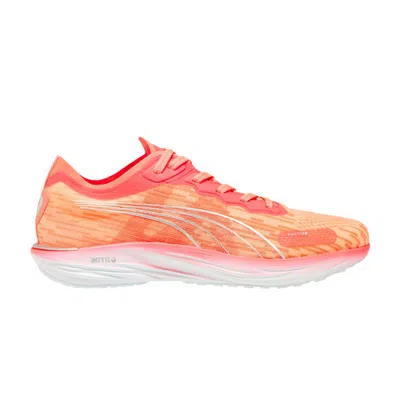 Pre-owned Puma Wmns Liberate Nitro 2 'fire Orchid Silver' In Orange