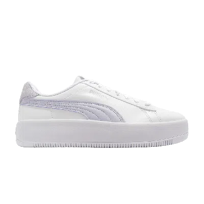 Pre-owned Puma Wmns Lily Platform Laced 'white Purple Heather'