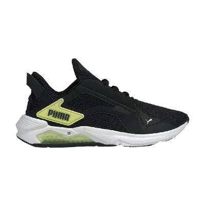Pre-owned Puma Wmns Lqdcell Method 'black Soft Fluo Yellow'