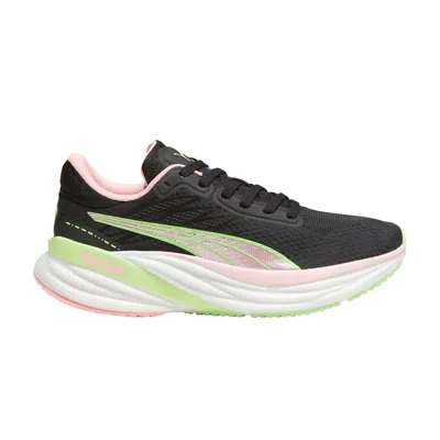 Pre-owned Puma Wmns Magnify Nitro 2 'black Koral Ice'