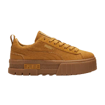 Pre-owned Puma Wmns Mayze 'brushed Suede - Desert Tan' In Brown