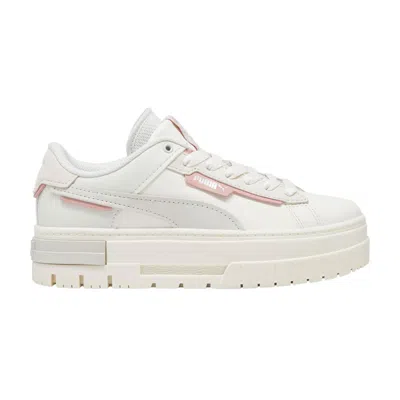 Pre-owned Puma Wmns Mayze Crashed Premium 'warm White' | Cream | Women's Size 7.5