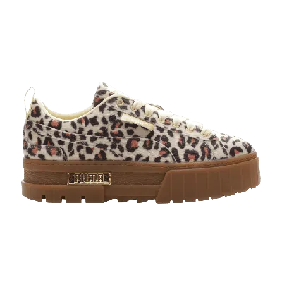 Pre-owned Puma Wmns Mayze 'leopard' In Brown
