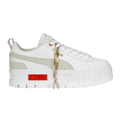 Pre-owned Puma Wmns Mayze 'lucky Charm' In White