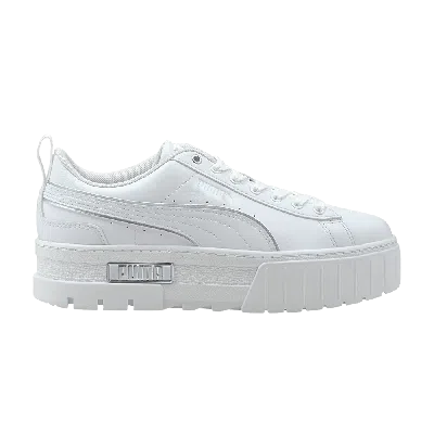 Pre-owned Puma Wmns Mayze Metal 'white'