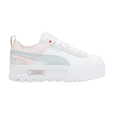 Pre-owned Puma Wmns Mayze Rare 'white Chalk Pink'