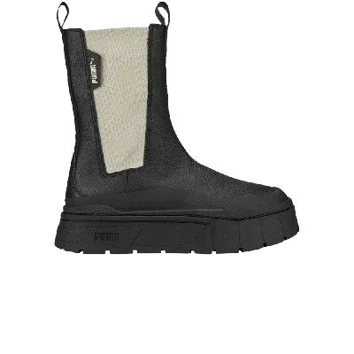 Pre-owned Puma Wmns Mayze Stack Chelsea Boot 'black'