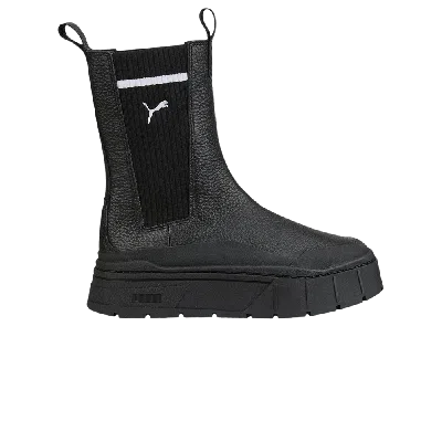 Pre-owned Puma Wmns Mayze Stack Chelsea Boot 'black'