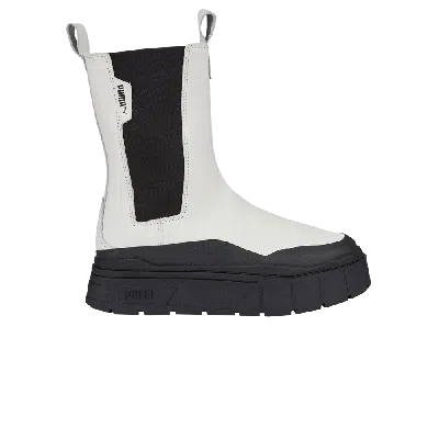 Pre-owned Puma Wmns Mayze Stack Chelsea Boot 'vaporous Grey Black'