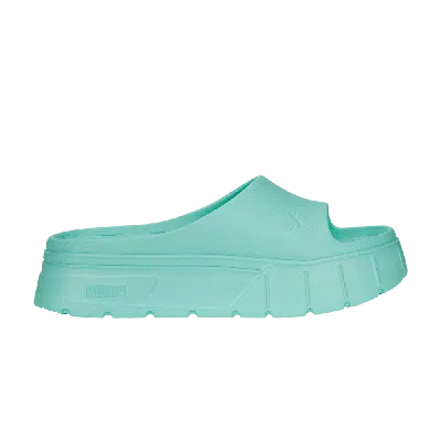 Pre-owned Puma Wmns Mayze Stack Injex 'mint' In Green