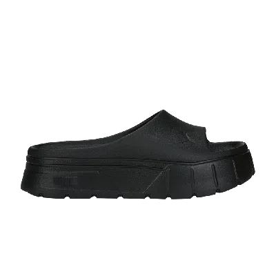 Pre-owned Puma Wmns Mayze Stack Injex 'triple Black'