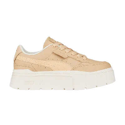 Pre-owned Puma Wmns Mayze Stack Soft 'cashew' In Cream