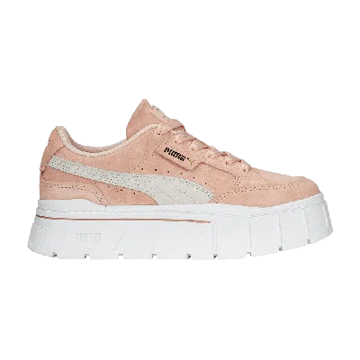 Pre-owned Puma Wmns Mayze Stack Suede 'rose Dust' In Pink