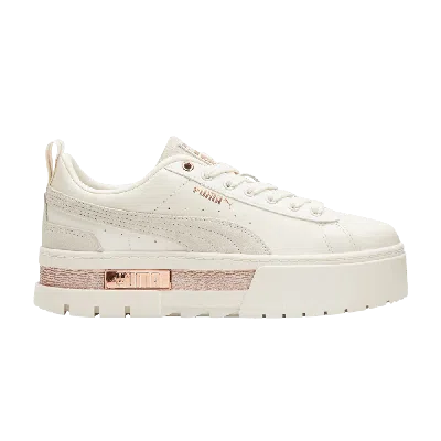 Pre-owned Puma Wmns Mayze Wave 'marshmallow Rose Gold' In Cream
