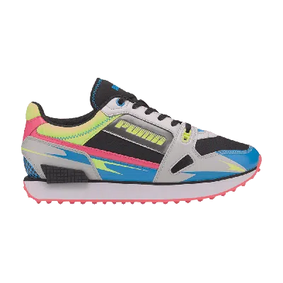 Pre-owned Puma Wmns Mile Rider 'sunny Getaway - Fizzy Yellow Grey'