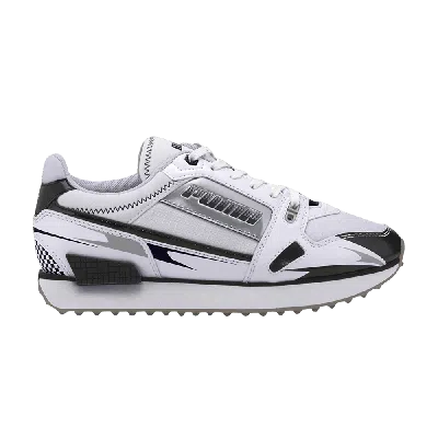 Pre-owned Puma Wmns Mile Rider 'sunny Getaway - White Black'