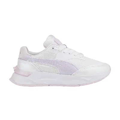 Pre-owned Puma Wmns Mirage Sport Glow 'white Lavender Fog'