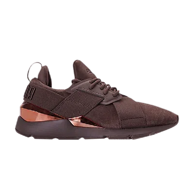 Pre-owned Puma Wmns Muse 'lunar Glow' In Brown