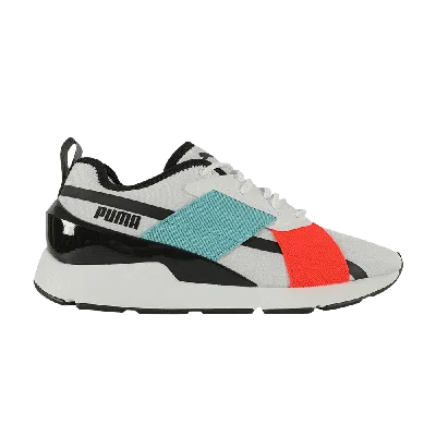 Pre-owned Puma Wmns Muse X-2 'white Milky Blue'