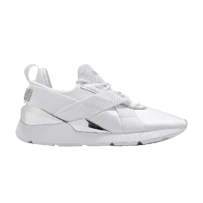 Pre-owned Puma Wmns Muse X3 'white Metallic Silver'