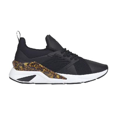 Pre-owned Puma Wmns Muse X5 'leo' In Black