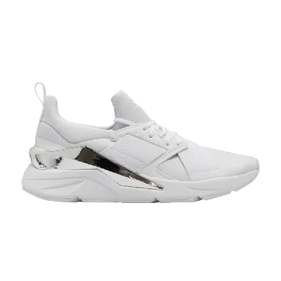 Pre-owned Puma Wmns Muse X5 Metal 'white Silver'