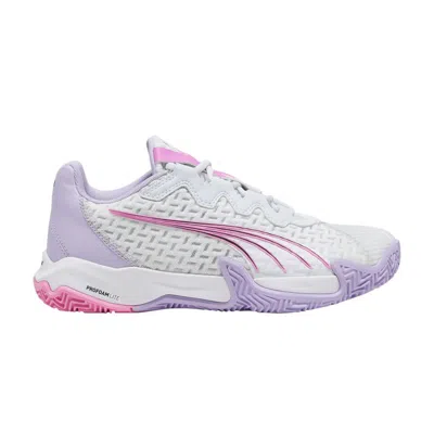 Pre-owned Puma Wmns Nova Elite 'silver Mist Vivid Violet' In White
