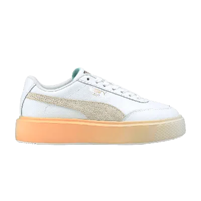 Pre-owned Puma Wmns Oslo Maja 'gloaming' In White