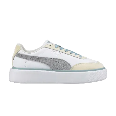 Pre-owned Puma Wmns Oslo Maja 'white Blue Fog'