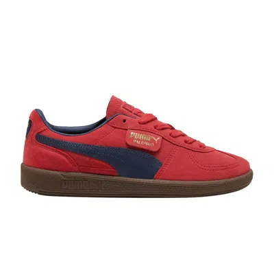 Pre-owned Puma Wmns Palermo 'club Red Navy'