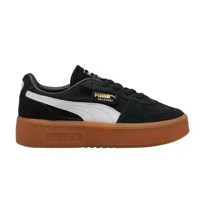 Pre-owned Puma Wmns Palermo Elevata 'black Gum'