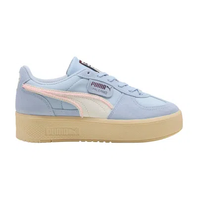 Pre-owned Puma Wmns Palermo Elevata 'gentle Meld - Haute Tropic Canvas' | Blue | Women's Size 10.5