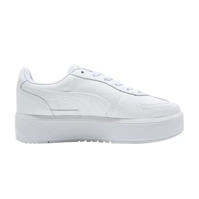 Pre-owned Puma Wmns Palermo Elevata Leather 'white' | Women's Size 6.5