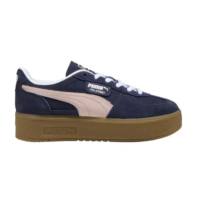Pre-owned Puma Wmns Palermo Elevata 'new Navy Mauve Mist' | Blue | Women's Size 10