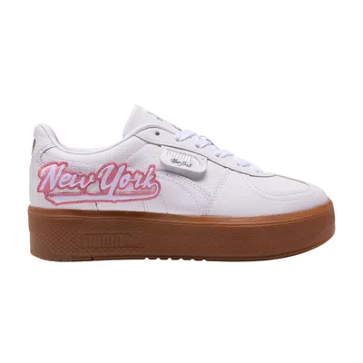 Pre-owned Puma Wmns Palermo Elevata 'nyc Graffiti' | White | Women's Size 9.5