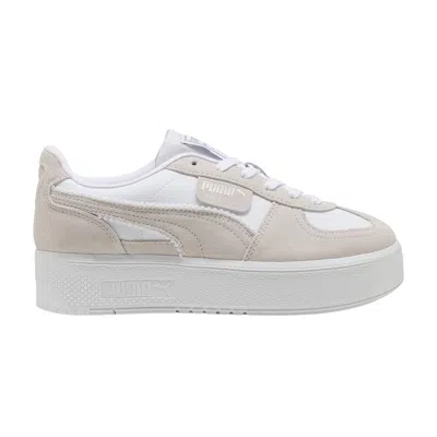 Pre-owned Puma Wmns Palermo Elevata Winter Bliss 'white Feather Gray' | Women's Size 10