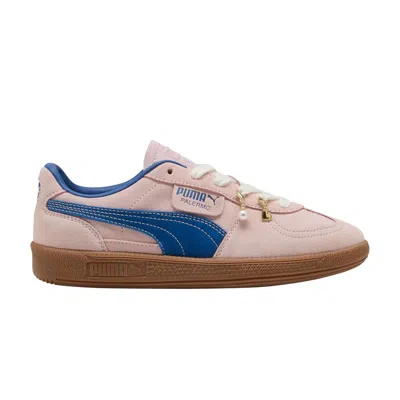 Pre-owned Puma Wmns Palermo 'pin It Up' | Cream | Women's Size 10 In White