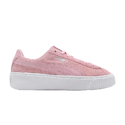Pre-owned Puma Wmns Platform Galaxy 'pale Pink'
