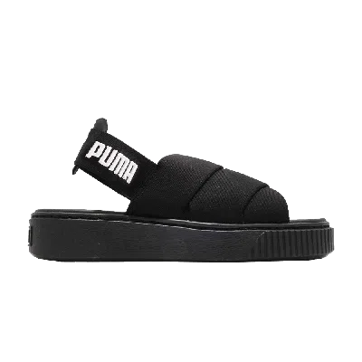 Pre-owned Puma Wmns Platform Sandal 'black'