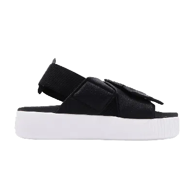 Pre-owned Puma Wmns Platform Slide K 'black'