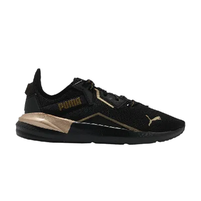 Pre-owned Puma Wmns Platinum Metallic 'black Gold'