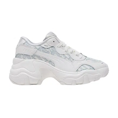 Pre-owned Puma Wmns Pulsar Wedge 'monogram' | White | Women's Size 5.5