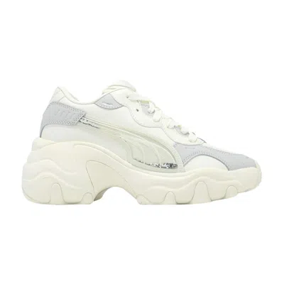 Pre-owned Puma Wmns Pulsar Wedge 'sequin - Warm White Glacial Grey' | Cream | Women's Size 7.5