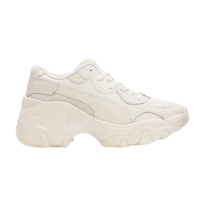 Pre-owned Puma Wmns Pulsar Wedge Tonal 'queen Of Hip Hop' In Cream