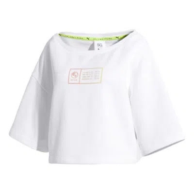Puma (wmns)  Alphabet Printing Pullover White
