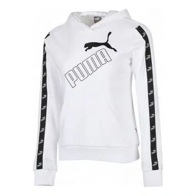 Puma (wmns)  Amplified Fleece Hoodie 'white Black'