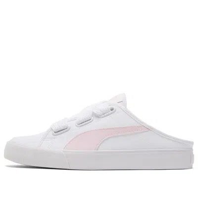 Puma (wmns)  Bari Mule Ribbon Casual Skateboarding Shoes White Pink