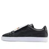 Puma (wmns)  Basket Badge Casual Sneakers Black/white In Multi