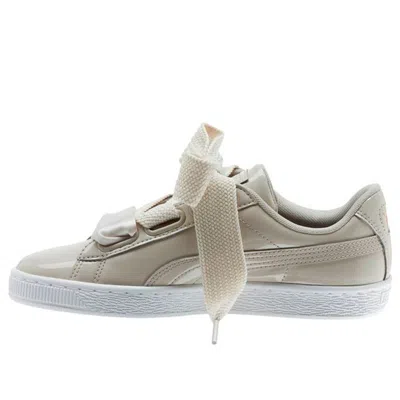 Puma (wmns)  Basket Heart Patent 'silver Grey' In Brown