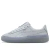 Puma (wmns)  Basket Platform Core Light Blue/silvery Low Board Shoes